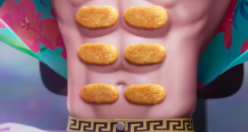 McDonald's hash browns in the fast food giant's ad promoting its collaboration meals with "KPop Demon Hunters" (2025) [SCREEN CAPTURE]