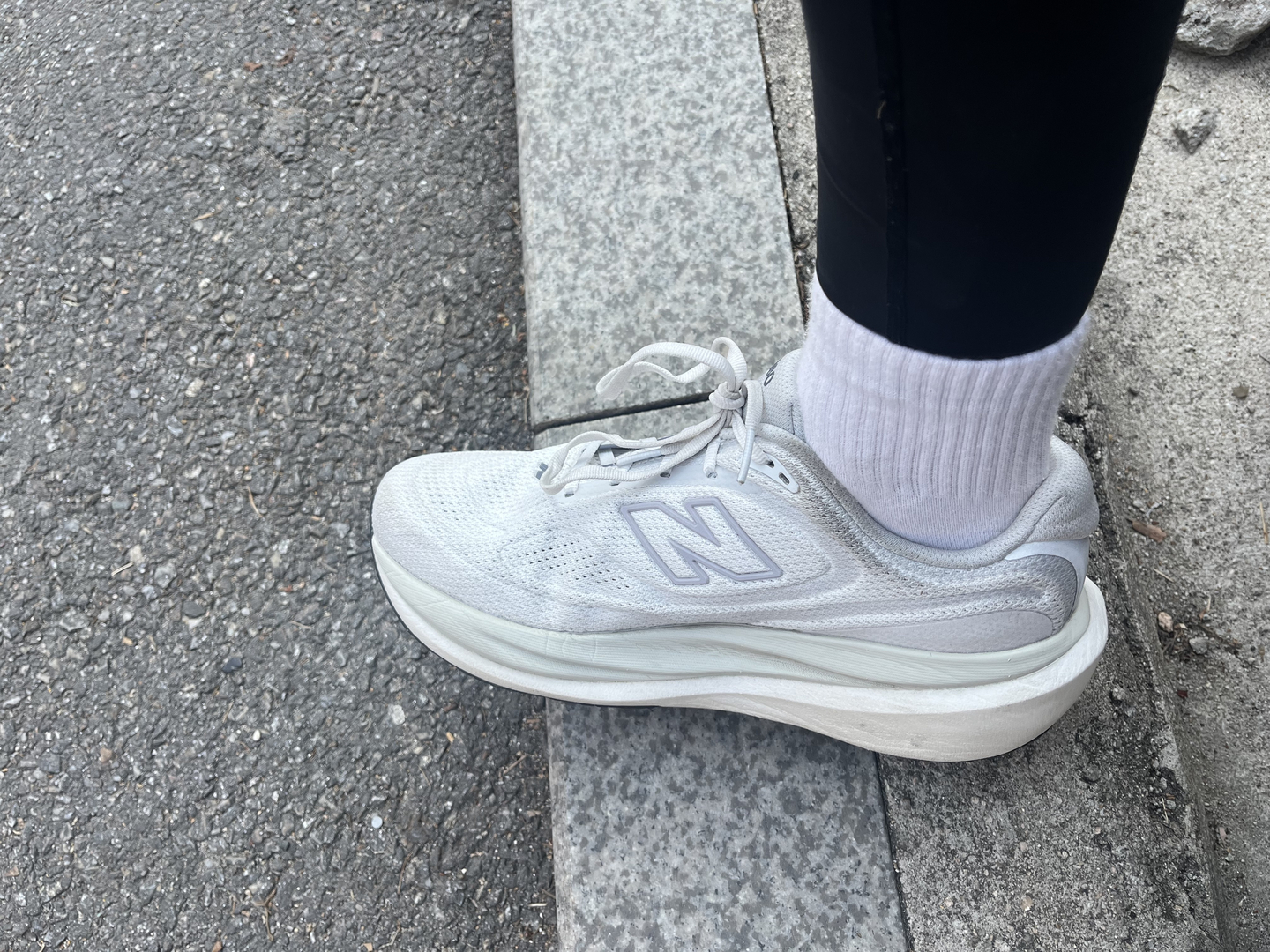 The shoes I rented from the New Balance Bukchon store in Jongno District, central Seoul, on March 17.  [ALICIA CARR]