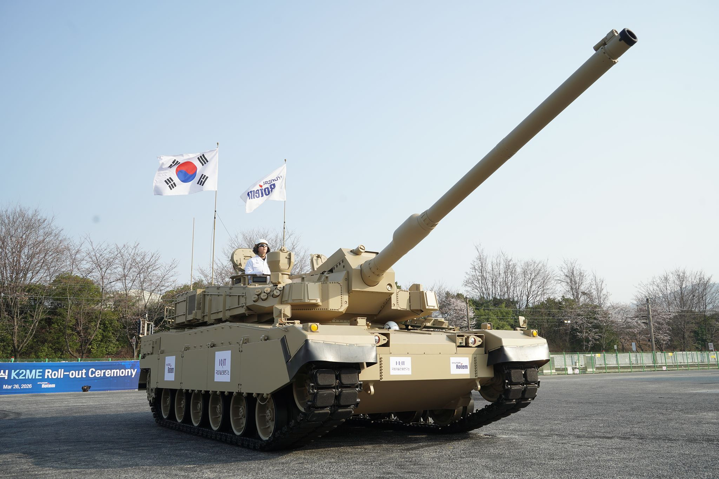 The Middle East-tailored K2 main battle tank [HYUNDAI ROTEM]