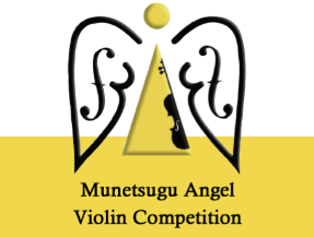 Logo of the Munetsugu Angel Violin Competition [SCREEN CAPTURE]