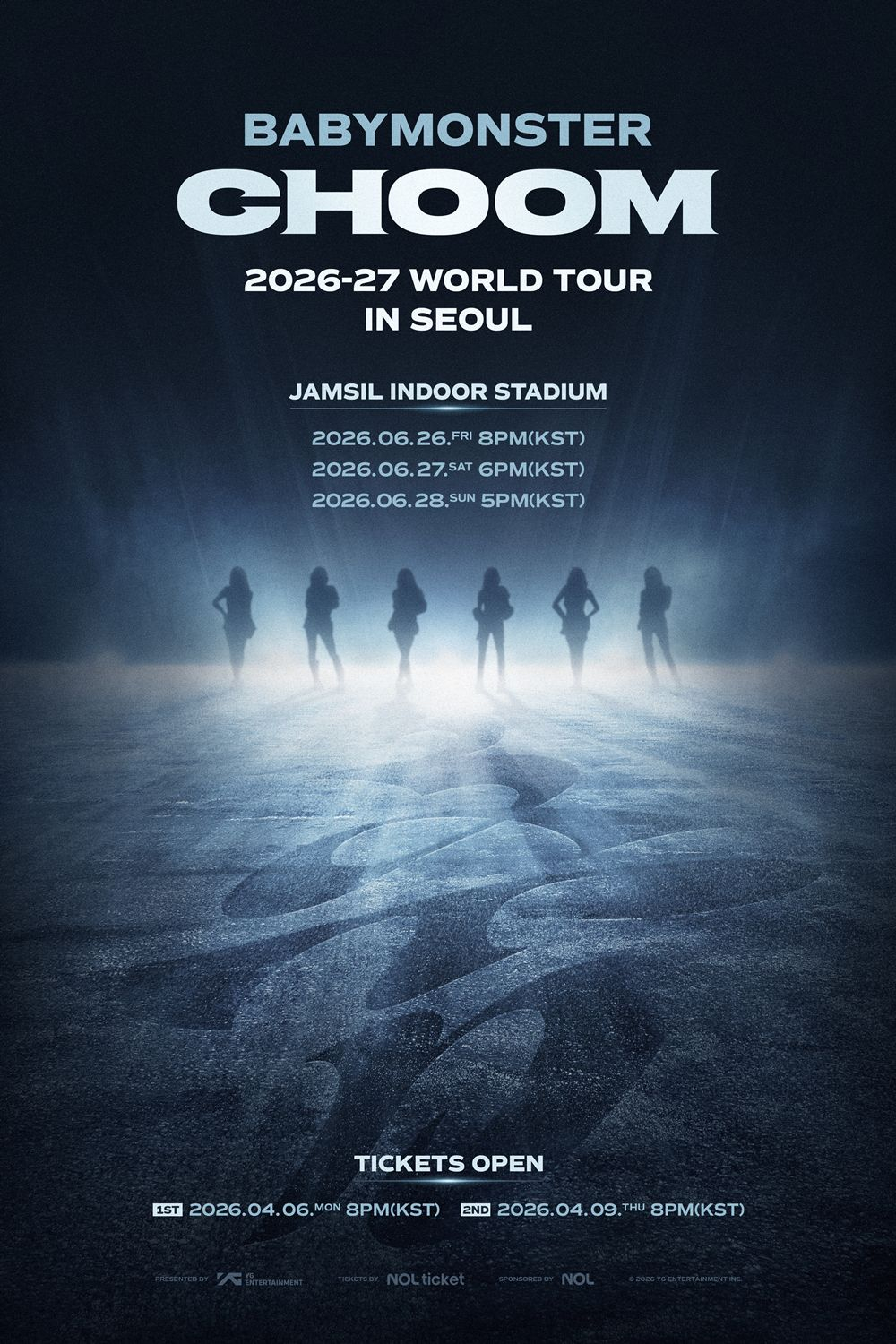 A poster for BabyMonster's 2026 Seoul concerts [YG ENTERTAINMENT]