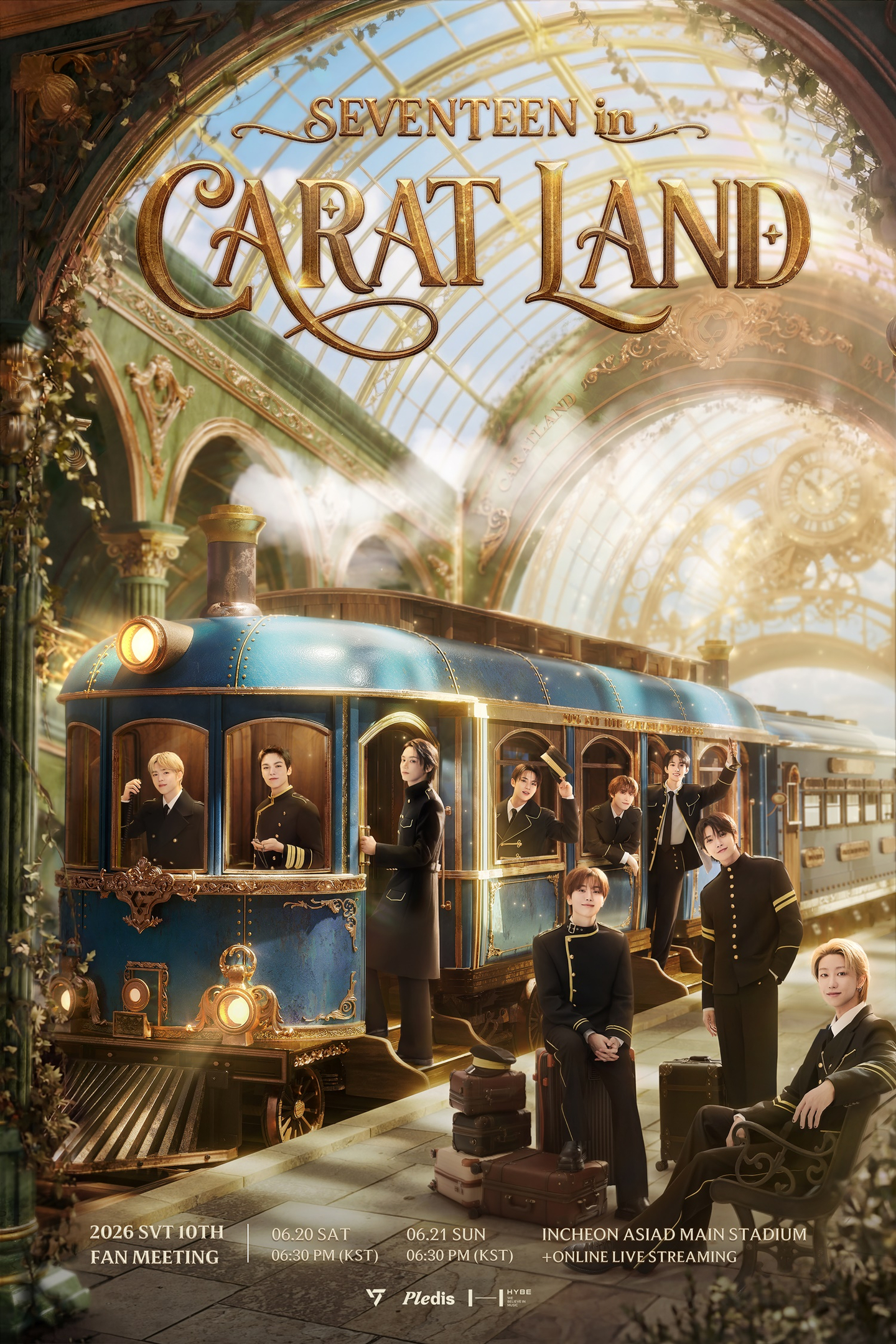 A poster for boy band Seventeen's 2026 meet and greet [PLEDIS ENTERTAINMENT]