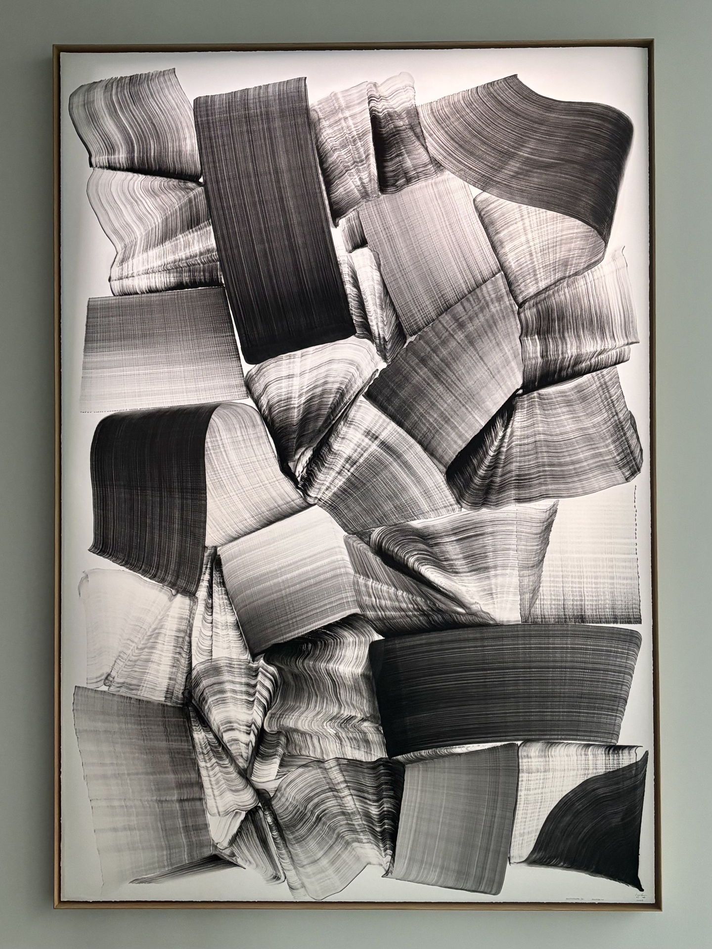  Lee Bae’s “Brushstroke-9F” (2023) [LEE JIAN]
