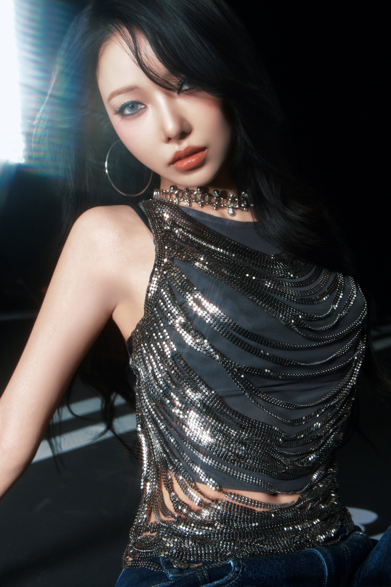 A promotional image for singer Jeon Somin's EP ″Unveil″ [DSP MEDIA]