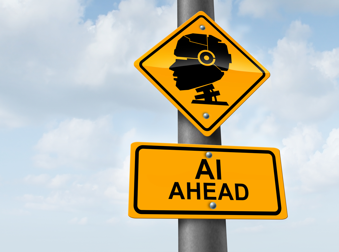 A render of an AI warning sign [GETTY IMAGES]