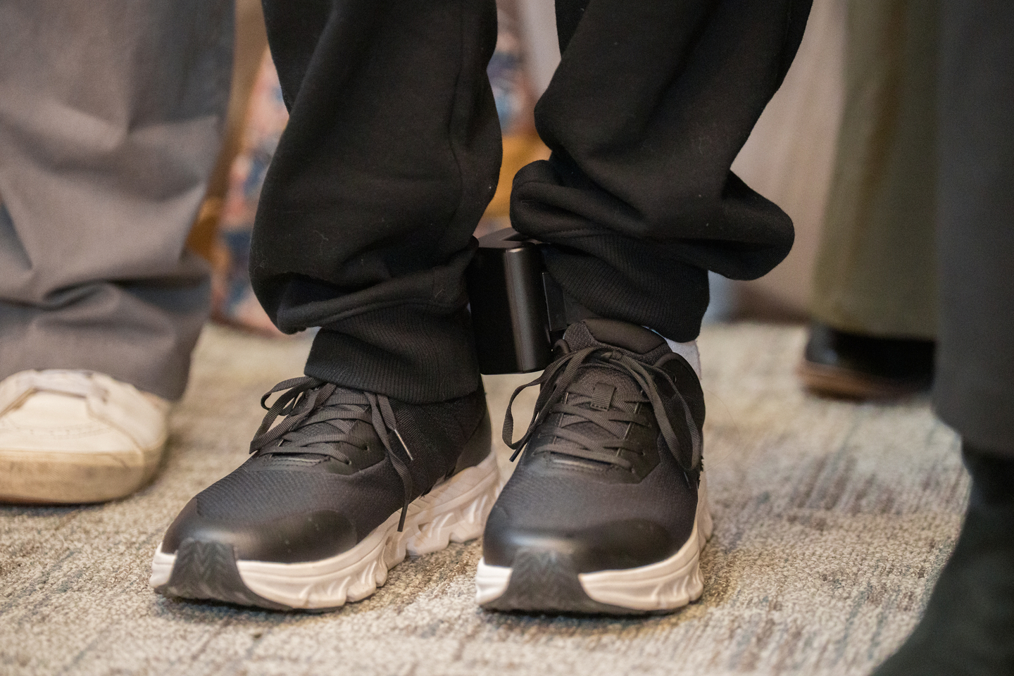 A file photo of an ankle monitor [AP/YONHAP]