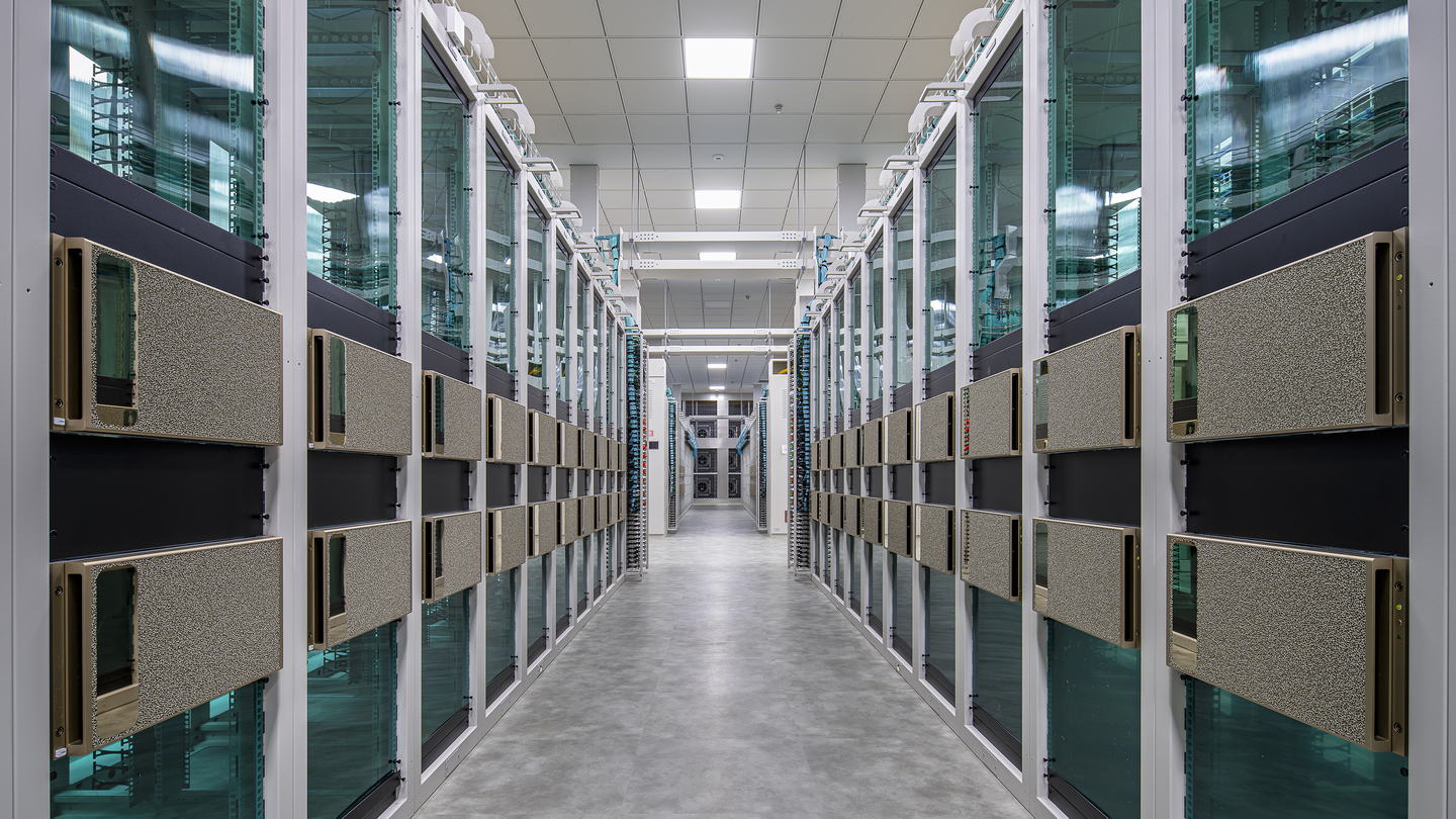The server room at the Naver Gak data center in Sejong [NAVER]