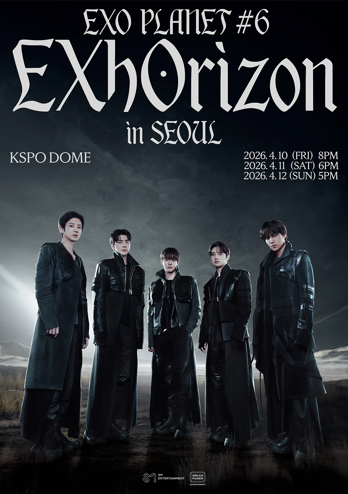 A poster of boy band EXO's upcoming concert [SM ENTERTAINMENT]