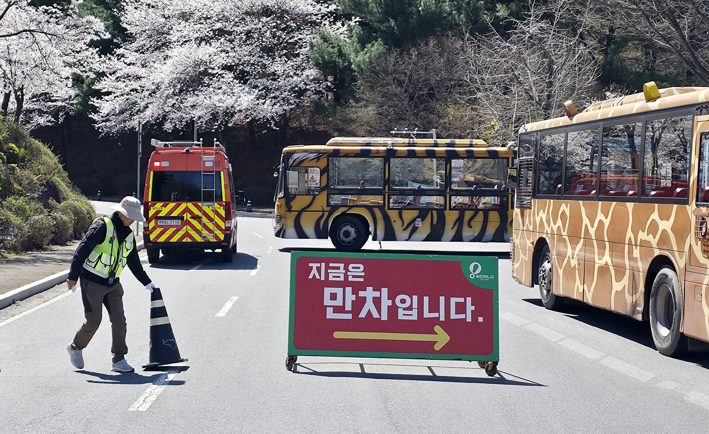 The closed O-World after a wolf escaped from its zoo on April 8 [JOONGANG ILBO]