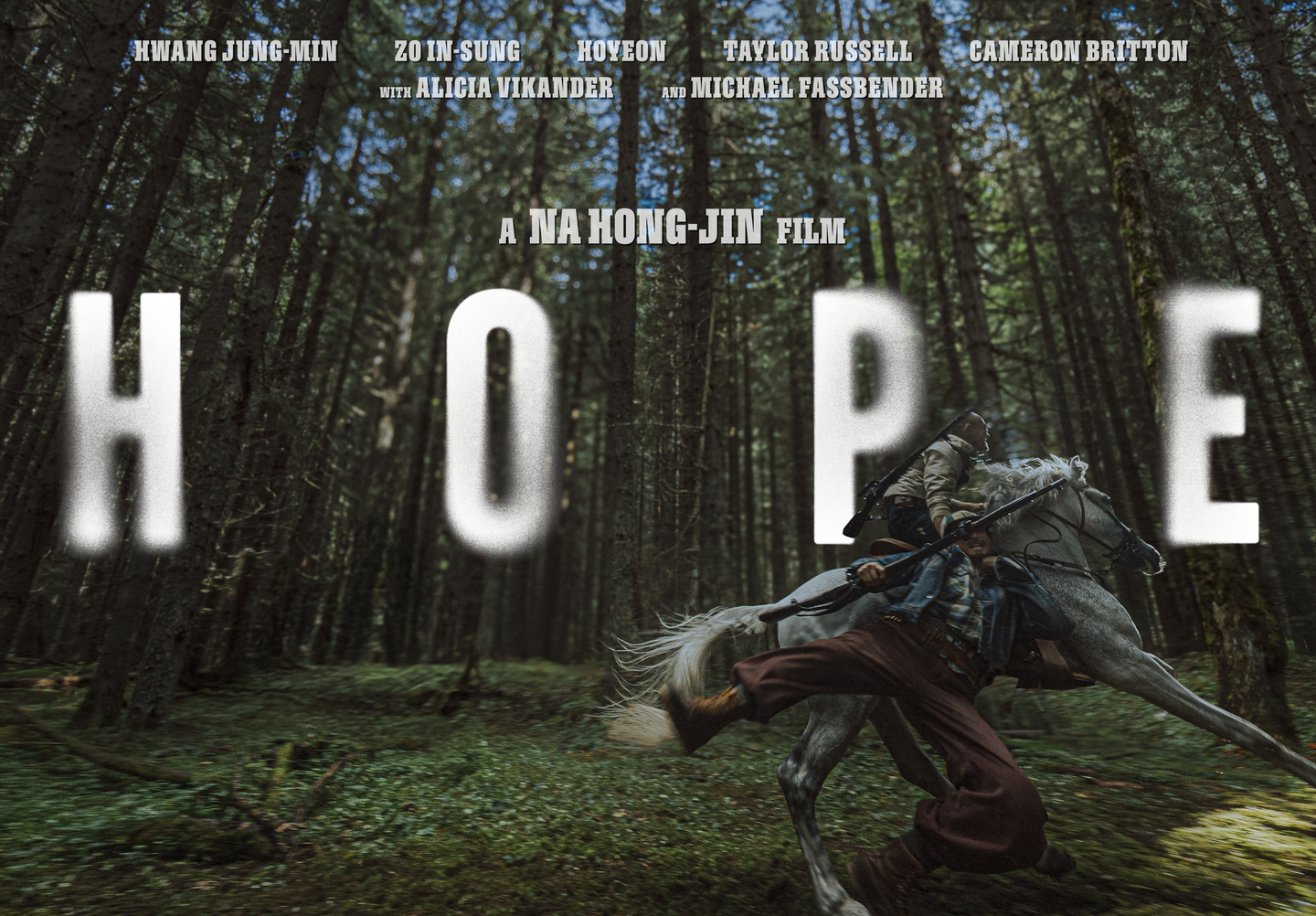 A promotional poster for ″Hope,″ director Na Hong-jin's first full feature film to feature at Cannes Film Festival since ″The Wailing″ (2016). [PLUS M ENTERTAINMENT]