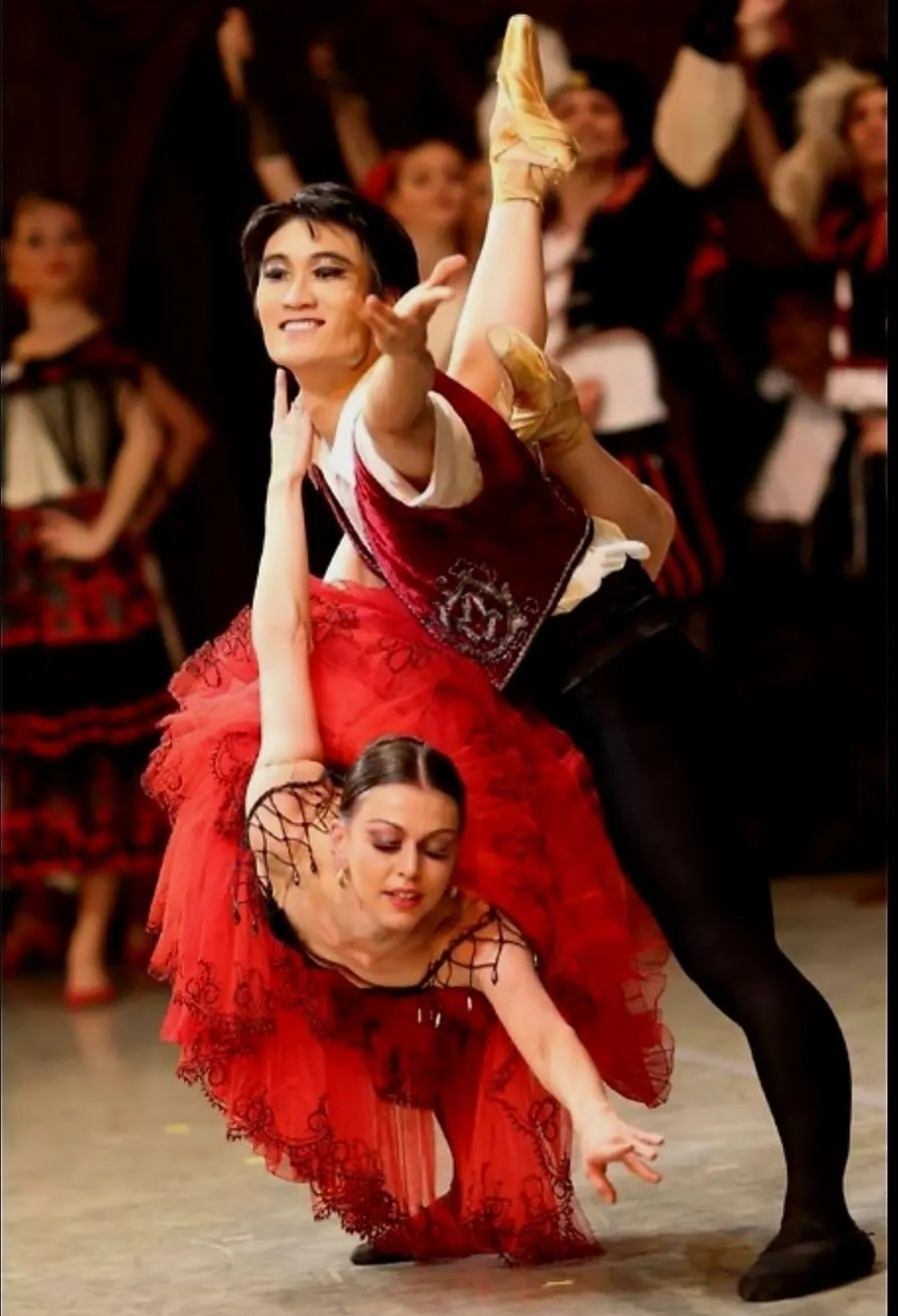 Korean ballet dancer Kim Ki-min performs at a production of ″Don Quixote.″ [KIM KI-MIN]