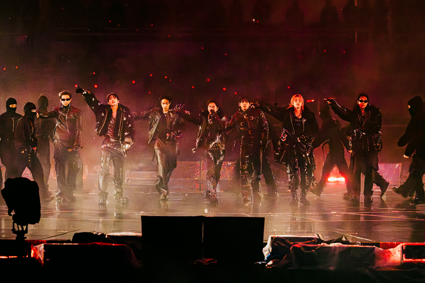 BTS performs during the first of its three concerts at Goyang Main Stadium in Goyang, Gyeonggi, on April 9, as part of the group’s ongoing “Arirang” world tour. [BIGHIT MUSIC]