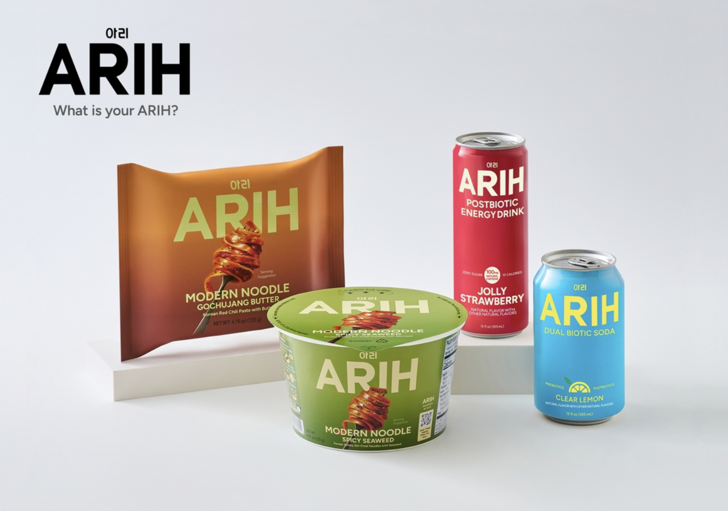 Products developed in collaboration with K-pop group BTS are seen in a photo provided by Paldo and carried by Yonhap News Agency. [SCREEN CAPTURE] 