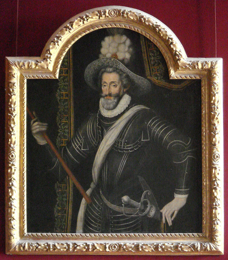 A portrait of Henry IV of France on display at the Palace of Versailles in France. [WIKIPEDIA]