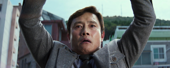 Lee Byung-hun in scene from director Park Chan-wook's upcoming film ″No Other Choice″ [CJ ENM]