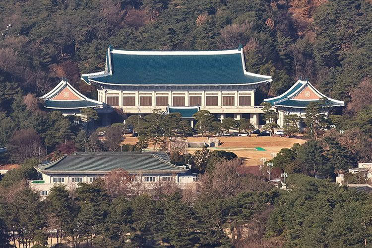 The Blue House in Jongno District, central Seoul [YONHAP]