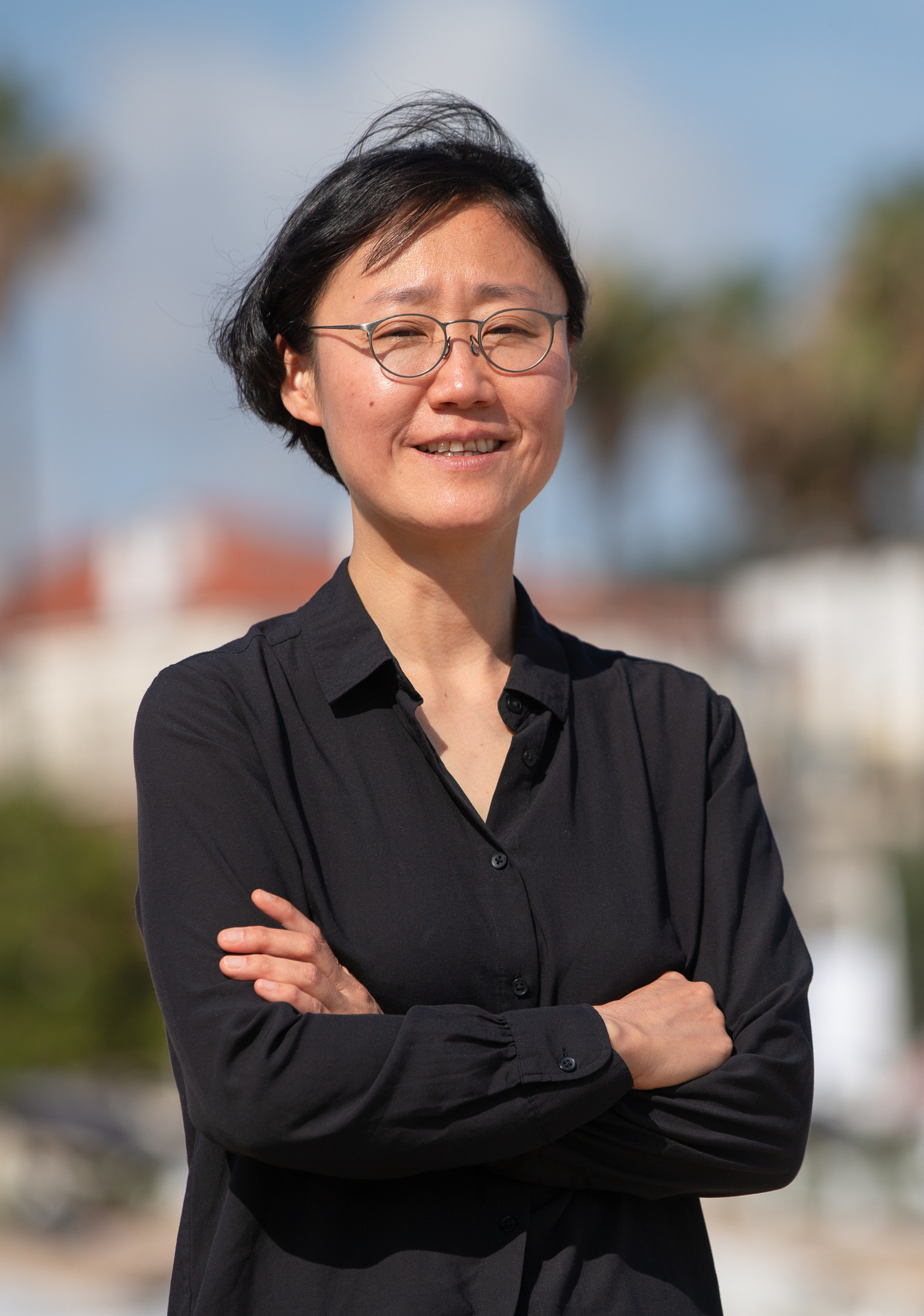 Director Jung Joo-ri at the 75th Cannes Film Festival in May 2022 [NEWS1]