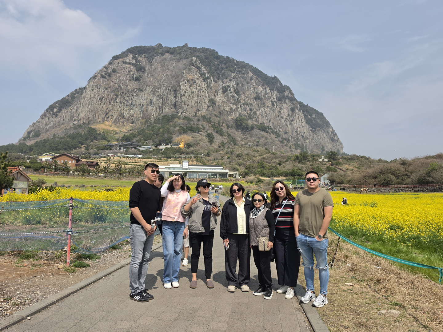 Representatives from Mongolian travel agencies and related institutions tour around Jeju Island on March 26. [JEJU TOURISM ORGANIZATION]