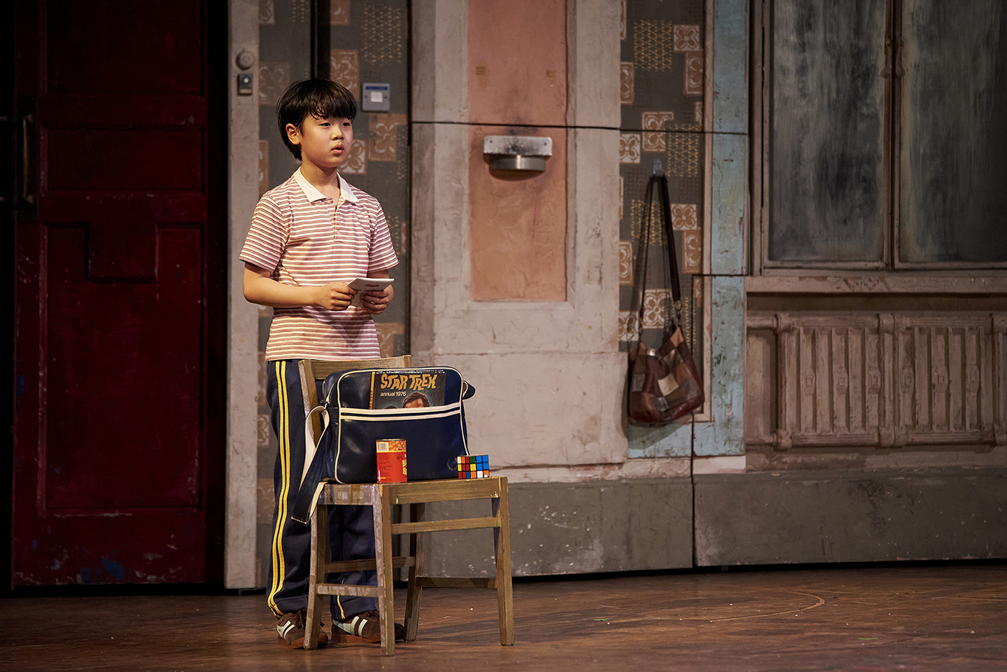 Actor Joo Hyun-jun, who played the titular Billy in the 2021 round of ″Billy Elliot: The Musical,″ is seen on stage during a performance in 2021. [SEENSEE COMPANY]