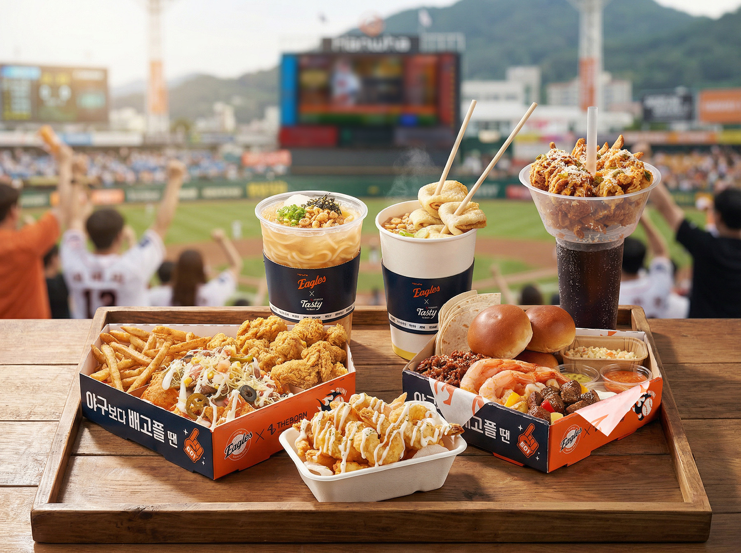 TheBorn Korea's menu only available in baseball stadiums [THEBORN KOREA]