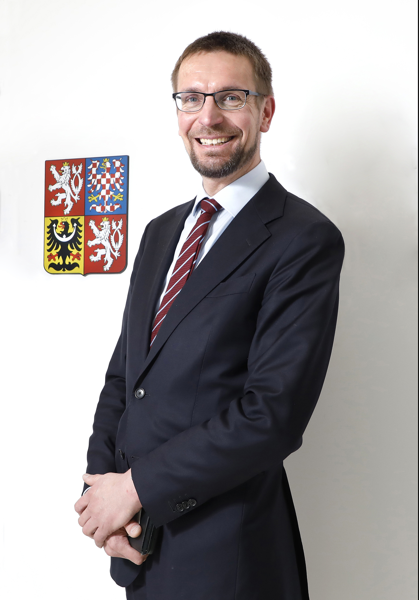 David Konecký, Czech Republic's ambassador to NATO, poses for a photo in an exclusive interview with the Korea JoongAng Daily at the Czech Embassy in Seoul on April 14. [PARK SANG-MOON]