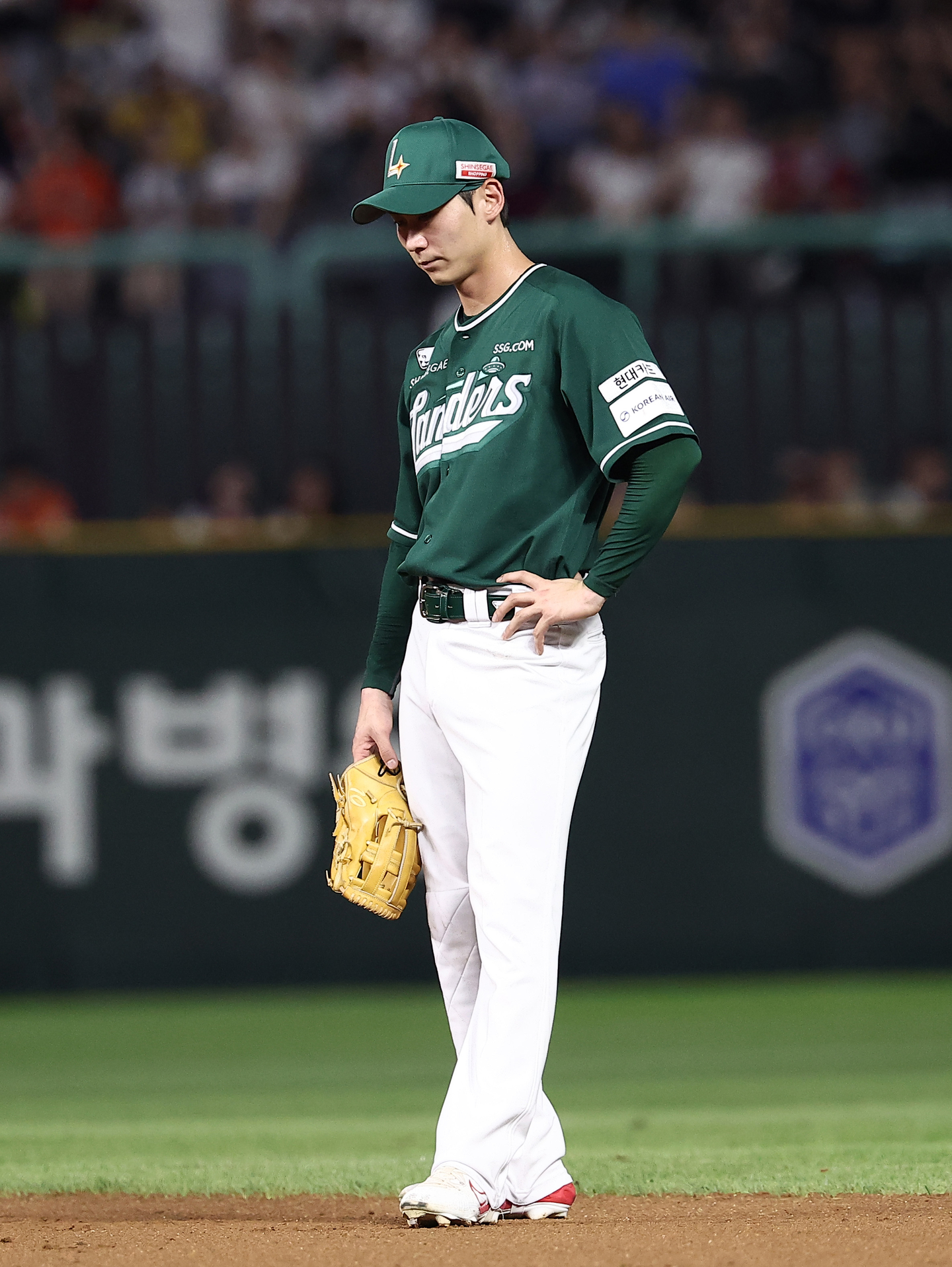 SSG Landers' An Sang-hyun during a game with the Lotte Giants on Sept. 5, 2025 [NEWS1] 
