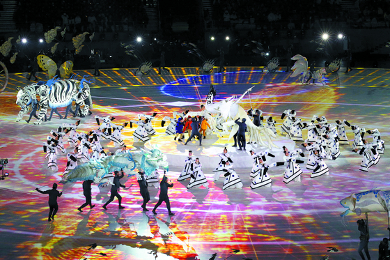 The opening ceremony of 2018 PyeongChang Winter Olympics, directed by Yang Jeong-woong [YONHAP]