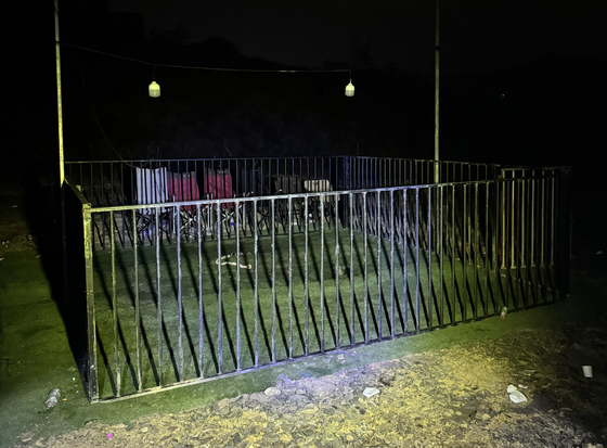 An illegal dog fighting site set up in Daegu [KOREA ANIMAL WELFARE ASSOCIATION]