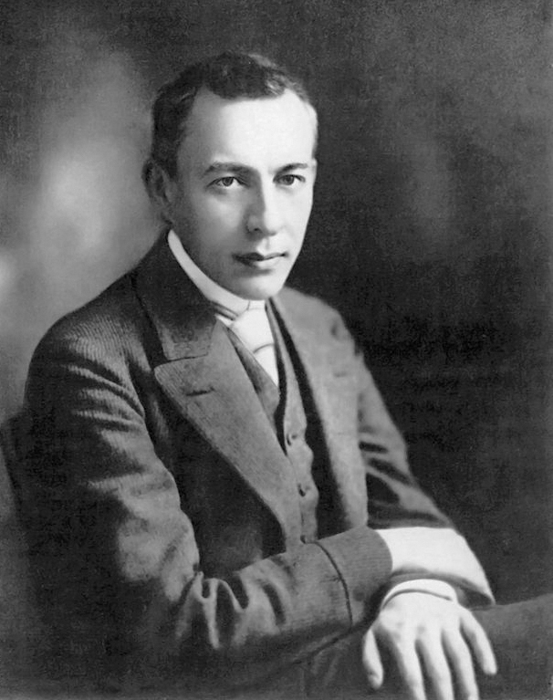 Sergei Rachmaninoff in his twenties. The photographer is unknown, but is believed to be Mario Nunes Vais. [WIKIPEDIA]