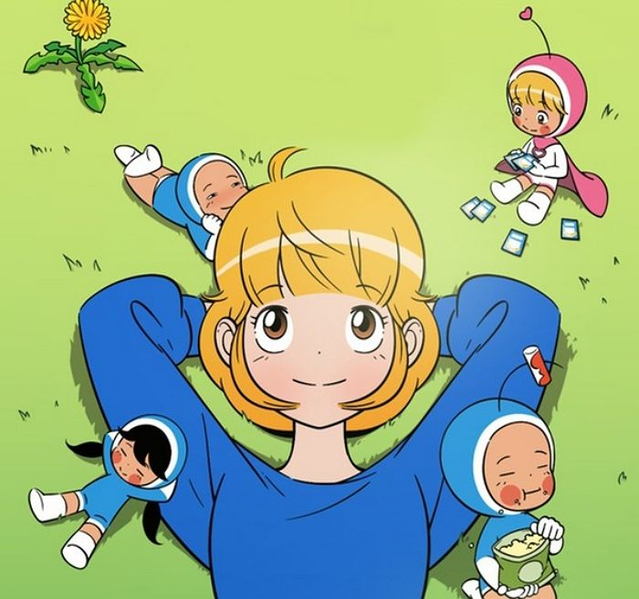 An illustration from Lee Dong-gun's webtoon ″Yumi's Cells″ (2015-20) [NAVER WEBTOON]