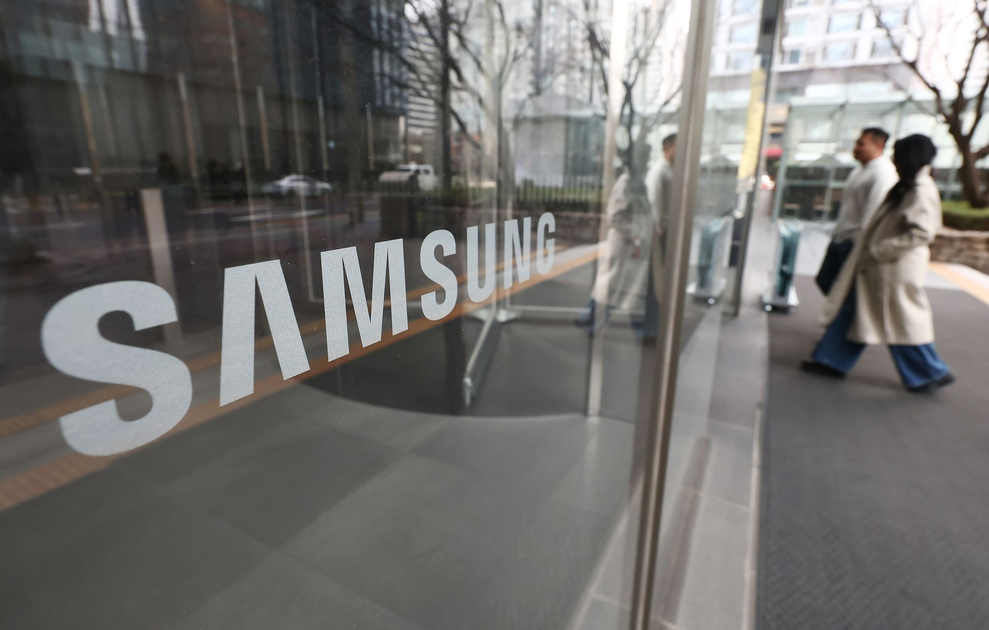 The entrance to Samsung Electronics' office in Seocho District, southern Seoul, on March 18. [NEWS1]