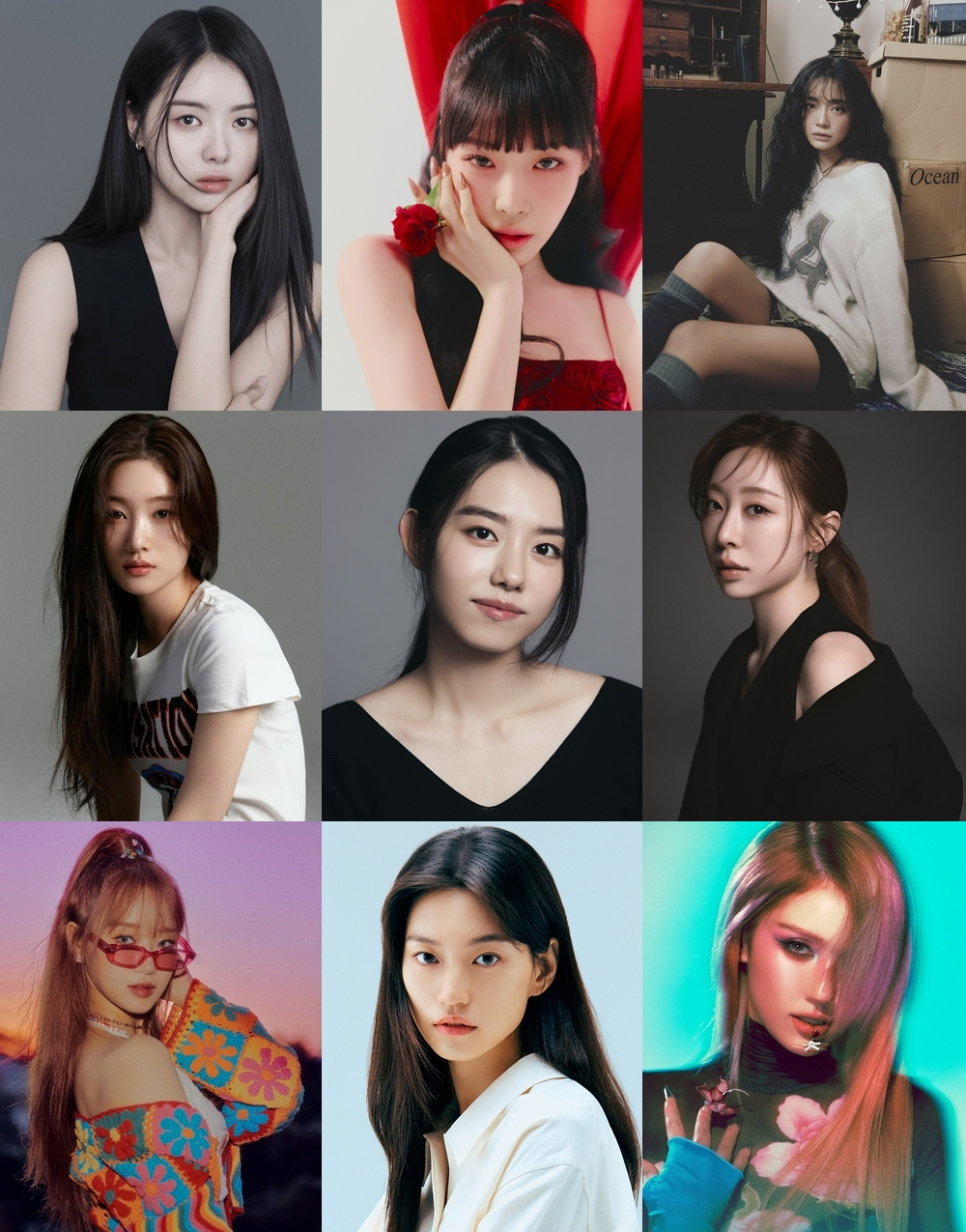 Nine members of project girl group I.O.I [SWING ENTERTAINMENT]