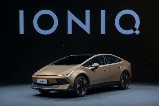 Hyundai Motor's Ioniq V, a China-dedicated EV, which was first unveiled at the Auto China 2026 in Beijing on April 24. [HYUNDAI MOTOR]