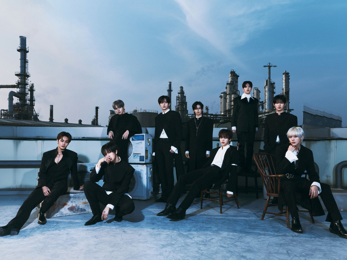 Boy band Cravity in a promotional photo for its eighth EP, ″ReDeFINE″[STARSHIP ENTERTAINMENT]