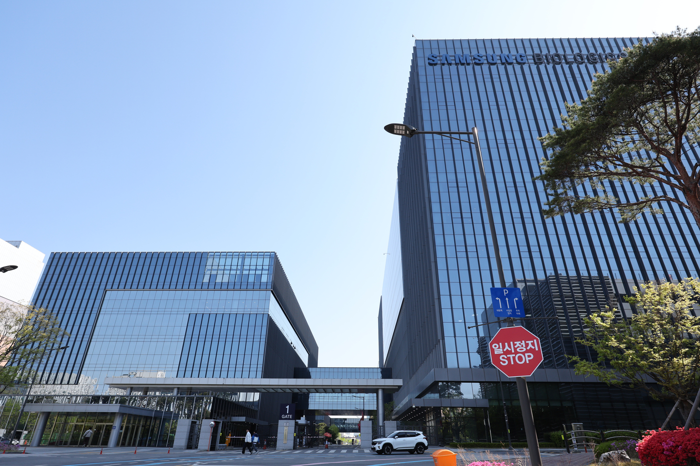 Samsung Biologics' plant in Incheon on April 30 [YONHAP]
